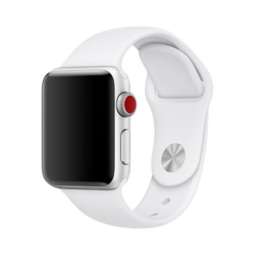 Řemínek pro Apple Watch 44mm Series 4 / 42mm 1 2 3 - velikost M / L - silikonový