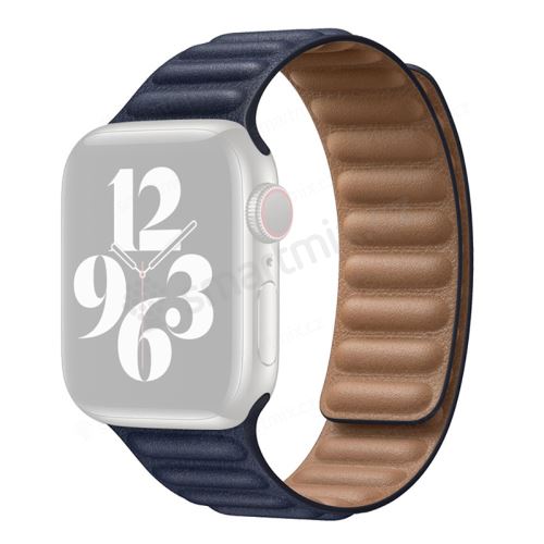 Řemínek pro Apple Watch Ultra 49mm / 45mm / 44mm / 42mm - magnetický - kožený