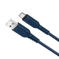 HOCO kabel USB A na typ C QC 3A X59 1 m modrý