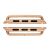 Sada kovových úchytů / spon pro uchycení řemínku Apple Watch 45mm / 44mm / 42mm - Rose Gold růžové