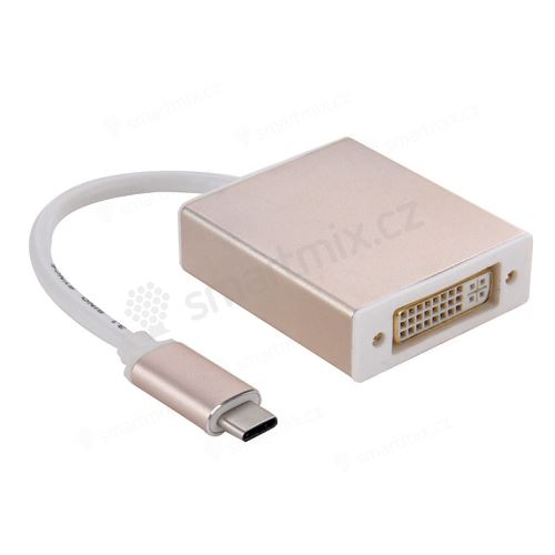 Přepojka / adaptér USB-C na DVI 24+5 pro Apple zařízení - 10cm
