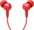 Drátová sluchátka Jack 3,5 mm JBL C100Si červená