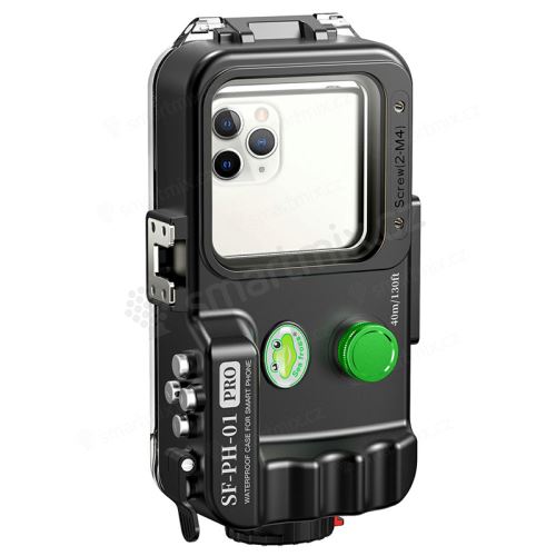 Pouzdro vodotěsné SEAFROGS pro Apple iPhone - univerzální - do 40m - černé