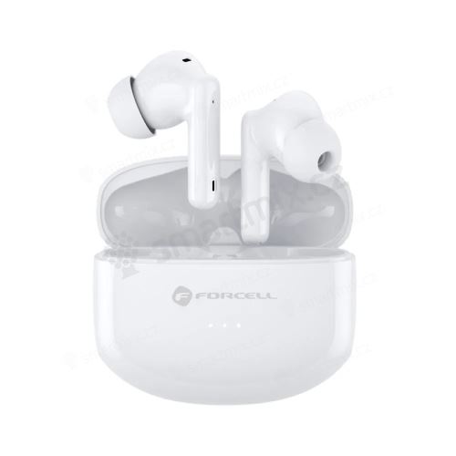 Sluchátka FORCELL F-Audio Bluetooth TWS bezdrátová - ANC - bezdrátové Qi dobíjení
