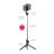Bluetooth selfie tyč / tripod SWISSTEN - hliníková - černá Bluetooth selfie tyč / tripod SWISSTEN - hliníková - černá