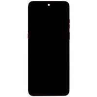 Motorola RAZR 60 Ultra LCD Display + Dotyková Deska + Přední Kryt Rio Red (Service Pack)