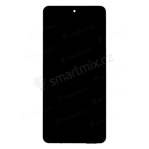 LCD display + Dotyk + Přední Kryt pro Samsung M556 Galaxy M55 5G Black