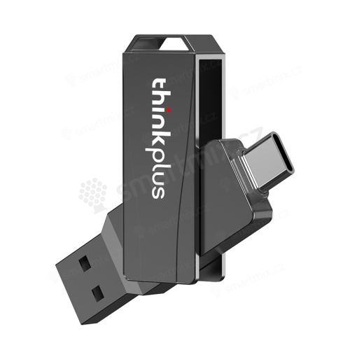 Flash disk LENOVO - USB-A + USB-C pro Apple zažízení - 32GB - kovový