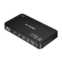 Nabíječka BLITZWOLF 6 portů 175W - 4x USB-C + 2x USB-A  - vstup C8 - kabel 1m - černá (3)