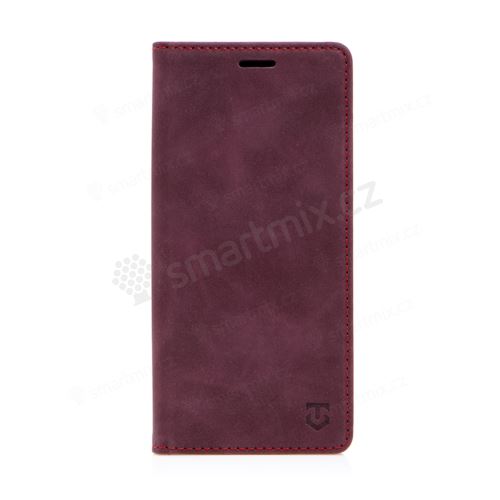 Pouzdro TACTICAL Xproof pro Motorola G71 - umělá kůže / gumové - vínový