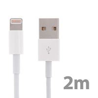 MFi certifikovaný synchronizační a nabíjecí kabel Lightning - bílý - 2m MFi certifikovaný synchronizační a nabíjecí kabel Lightning - bílý - 2m