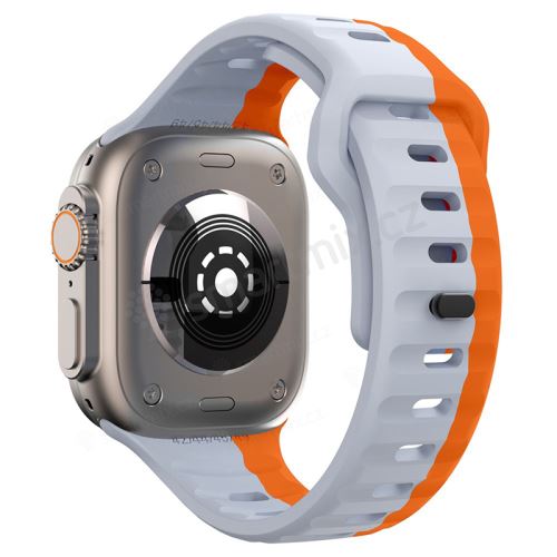 Řemínek KALEBOL pro Apple Watch 49mm / 46mm / 45mm / 44mm / 42mm - silikonový