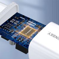 30W EU adaptér / nabíječka WOZINSKY - USB-C + 2x USB-A - bílá (5)