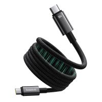 Kabel BASEUS Tungsten - USB-C / USB-C - magnetické navíjení - 100W - 1m - černý Kabel BASEUS Tungsten - USB-C / USB-C - magnetické navíjení - 100W - 1m - černý