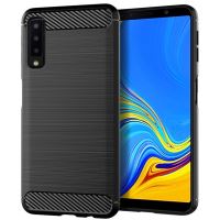 Pouzdro CARBON pro SAMSUNG A7 2018 ( A750 ) černé