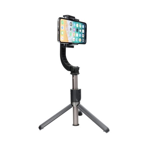 Gyroskopický stabilizátor Gimbal SSTR-L08 pro natáčení videí - Bluetooth - černý