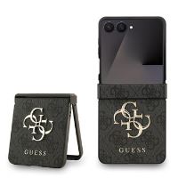 Guess PU 4G Metal Logo Zadní Kryt pro Samsung Galaxy Z Flip 7 Grey Guess PU 4G Metal Logo Zadní Kryt pro Samsung Galaxy Z Flip 7 Grey