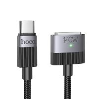 Kabel HOCO USB-C - MagSafe 3 - 5A / 140W - magnetický - 1,8 m - černý Kabel HOCO USB-C - MagSafe 3 - 5A / 140W - magnetický - 1,8 m - černý