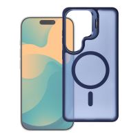 Pouzdro pro Samsung S26 Forcell F-Protect Shadow Stand Premium kompatibilní s MagSafe, tmavě modré Pouzdro pro Samsung S26 Forcell F-Protect Shadow Stand Premium kompatibilní s MagSafe, tmavě modré