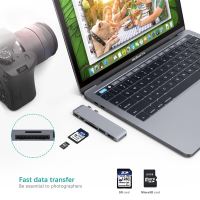 Dokovací stanice / port replikátor pro Apple MacBook Pro - 2x USB-C na 2x USB-C + 2x USB-A + SD (2)