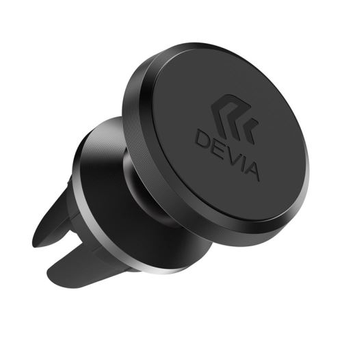Držák do auta DEVIA - magnetický - do ventilační mřížky - 360° otočný - černý