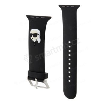 Karl Lagerfeld Karl Head NFT Řemínek pro Apple Watch 42/44/45/46/49 Black (Pošk. Balení)