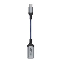 Přepojka / redukce pro Apple iPhone / iPad / Mac - USB-C samec na Lightning samice - pro sluchátka - šedá Přepojka / redukce pro Apple iPhone / iPad / Mac - USB-C samec na Lightning samice - pro sluchátka - šedá