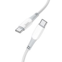 HOCO kabel typ C na typ C PD 3A 60W X70 1 m bílý