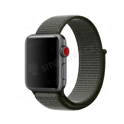 Řemínek pro Apple Watch 40mm Series 4 / 38mm 1 2 3 - nylonový