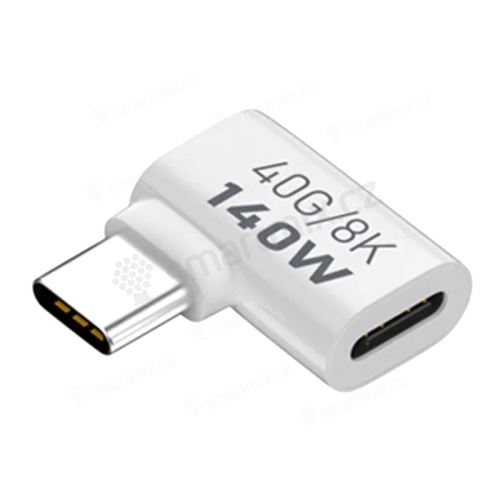Přepojka / adaptér USB-C - 40Gb / 140W - bílá