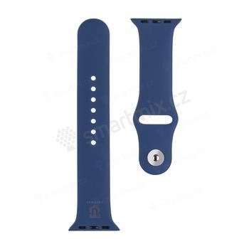 Řemínek TACTICAL pro Apple Watch 38 / 40 / 41 / 42mm - silikonový - černý