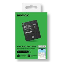 Lokalizační klíčenka MOMAX Pincard - podpora Apple FindMy (kompatibilní s AirTag) - Qi nabíjecí - černá (12)