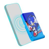 Externí baterie / Power bank SONIC - MagSafe / USB-C + stojánek - 5000 mAh - modrý ježek Sonic (1)