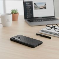 Otočné pouzdro pro Motorola G17 Cubic Book, černé (6)