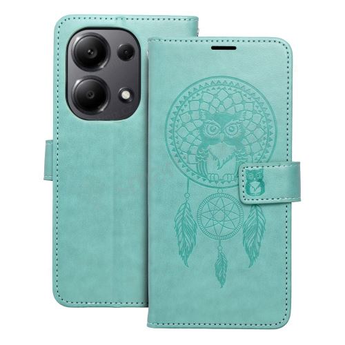 Pouzdro MEZZO Book pro XIAOMI Redmi Note 13 Pro 4G dreamcatcher green