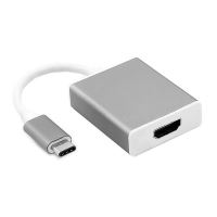 Přepojka / redukce pro Apple iPad / MacBook - USB-C na HDMI - 10cm - stříbrná Přepojka / redukce pro Apple iPad / MacBook - USB-C na HDMI - 10cm - stříbrná