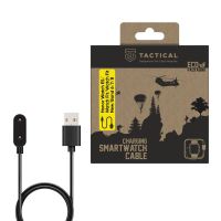 Nabíjecí kabel TACTICAL pro chytré hodinky USB-A na Realme Watch S - 1m - černý Nabíjecí kabel TACTICAL pro chytré hodinky USB-A na Realme Watch S - 1m - černý