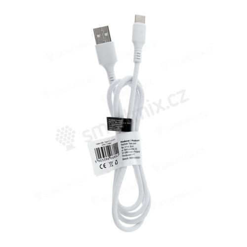 Synchronizační a nabíjecí kabel USB-A / USB-C HAWEEL - 2m - bílý