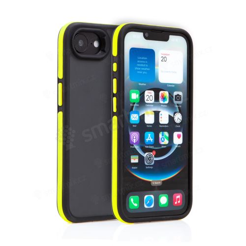 Kryt NEO pro Apple iPhone 16e / 17e - plastový / gumový - žlutý
