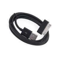 Synchronizační a nabíjecí kabel s 30pin konektorem pro Apple iPhone / iPad / iPod - silný - černý (1)