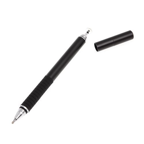 Dotykové pero / stylus + propiska - s diskem pro přesnost / přesné - kovové