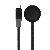 Magnetický nabíjecí kabel TACTICAL Recce USB-C pro Apple Watch - 1m - černý / šedý