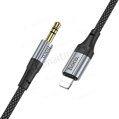 HOCO kabel AUX Lightning (samec) na Jack 3,5 mm (samec) UPA26 1 m černý