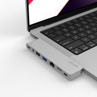 Přepojka EPICO Hub Pro III - 2x USB-C na 2x USB-A + 2x USB-C + ethernet + 3,5mm jack + Micro SD (3)