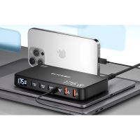 Nabíječka BLITZWOLF 6 portů 175W - 4x USB-C + 2x USB-A  - vstup C8 - kabel 1m - černá (7)