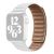 Řemínek pro Apple Watch Ultra 49mm / 46mm / 45mm / 44mm / 42mm - magnetický - kožený - bílý