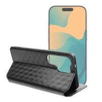 Otočné pouzdro pro Motorola G17 Cubic Book, černé (1)