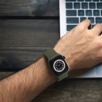 Řemínek pro Apple Watch 42mm / 41mm / 40mm / 38mm - silikonový - pletený (35)