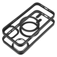 Pouzdro COLOR EDGE MAG COVER kompatibilní s MagSafe pro IPHONE 13 černé (2)