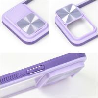 Pouzdro SLIDER pro IPHONE 14 fialové (3)